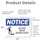 Signmission Do Not Move Barricades Sign With Symbol, 24 in W x Rectangle, Vinyl Decal OS-2PACK-NS-D-1824-L-11309 - alternate 4
